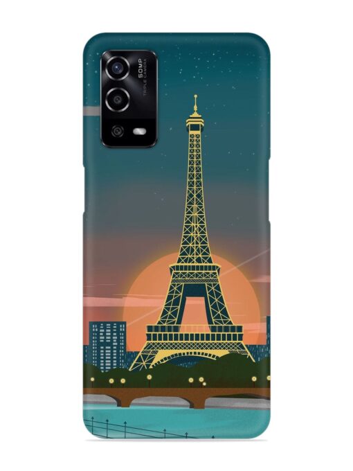 Scenery Architecture France Paris Snap Case for Oppo A55 Zapvi