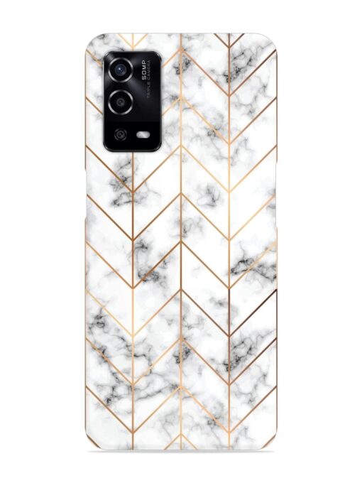 Vector Marble Texture Snap Case for Oppo A55 Zapvi