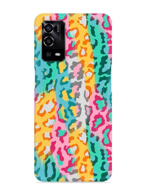 Seamless Vector Colorful Snap Case for Oppo A55 Zapvi