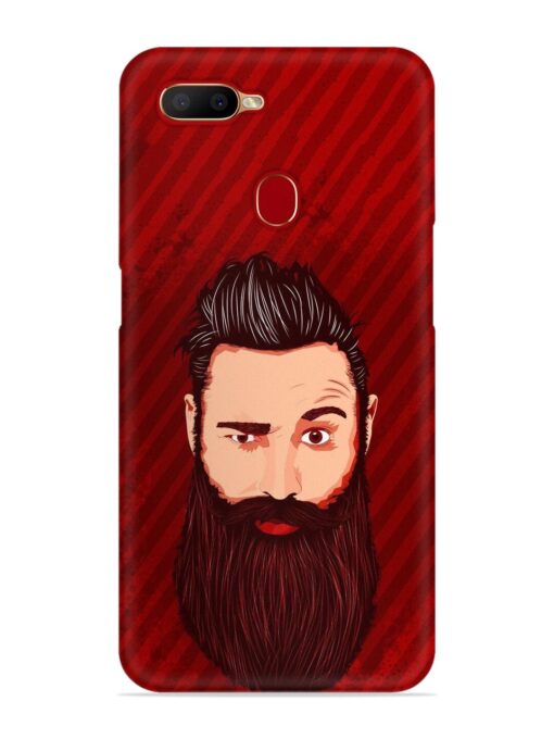 Beardo Man Snap Case for Oppo A7 Zapvi