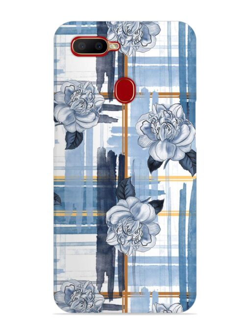 Watercolor Pattern Rose Snap Case for Oppo A7 Zapvi