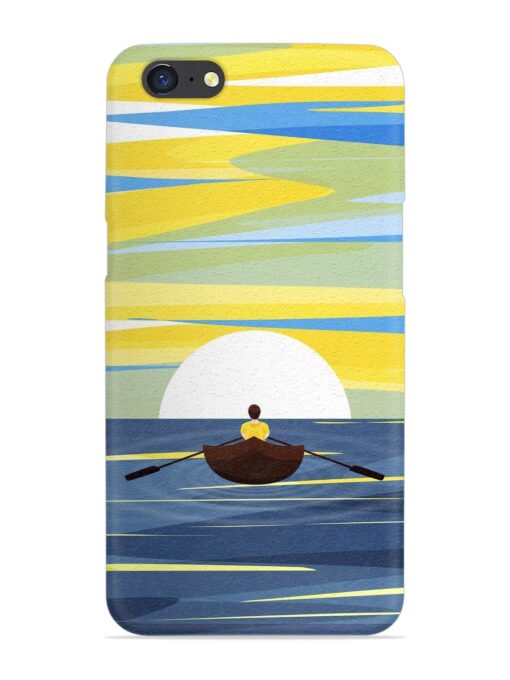 Rowing Person Ferry Paddle Snap Case for Oppo A71 Zapvi