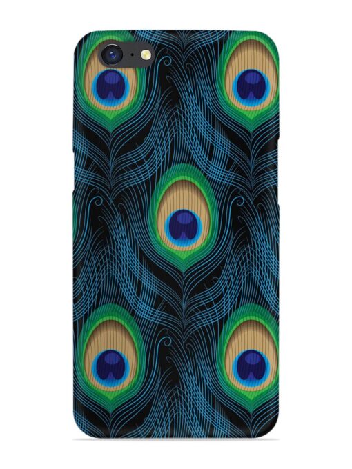 Seamless Pattern Peacock Snap Case for Oppo A71 Zapvi