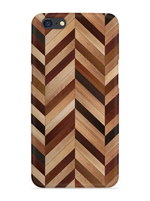 Seamless Wood Parquet Snap Case for Oppo A71 Zapvi