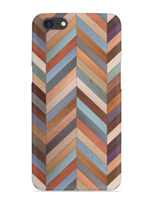 Seamless Wood Parquet Snap Case for Oppo A71 Zapvi