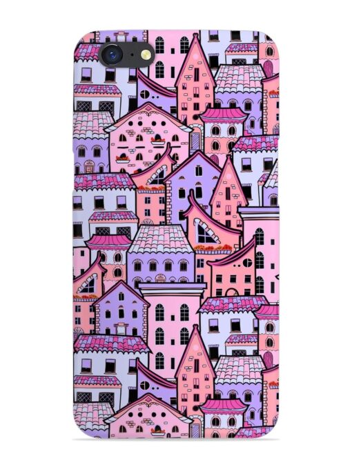 Seamless Pattern Houses Snap Case for Oppo A71 Zapvi