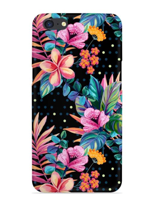 Seamless Floral Pattern Snap Case for Oppo A71 Zapvi
