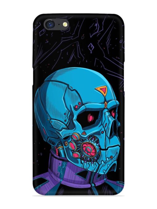 Skull Robo Vector Snap Case for Oppo A71 Zapvi