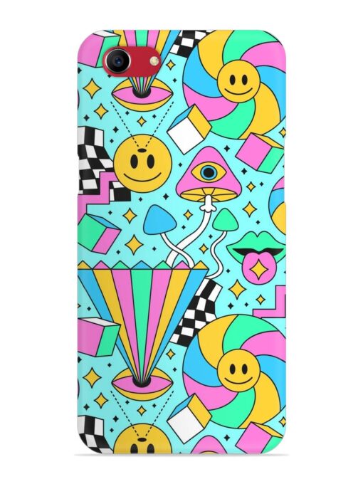 Trippy Rainbow 60S Snap Case for Oppo A83 Zapvi