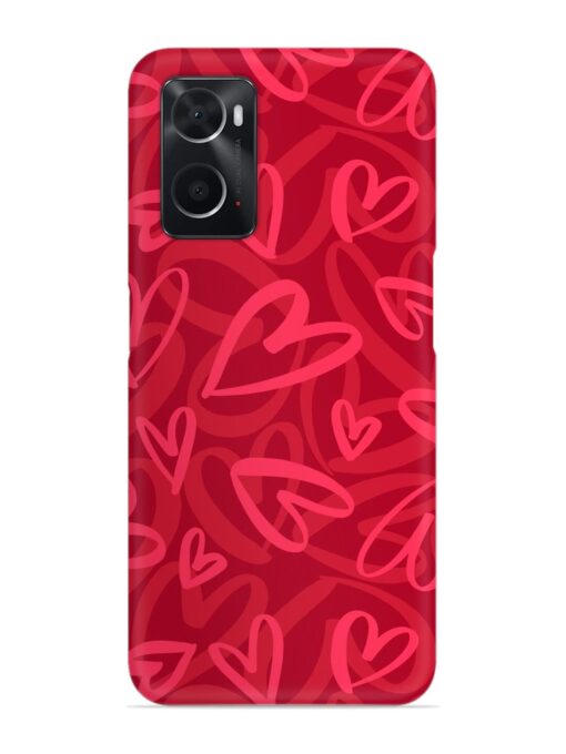 Seamless Romantic Pattern Snap Case for Oppo A96 Zapvi
