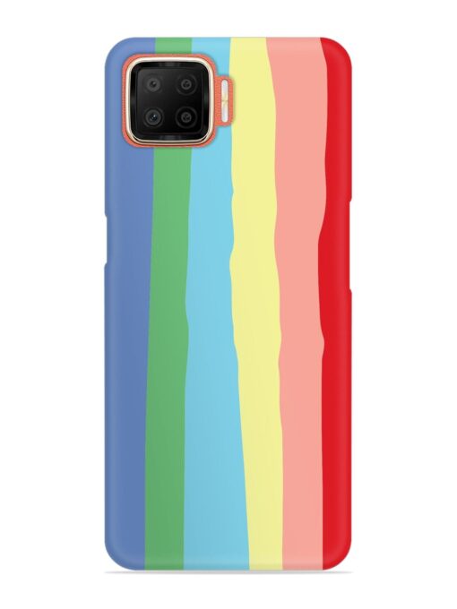 Rainbow Premium Shade Snap Case for Oppo F17 Zapvi