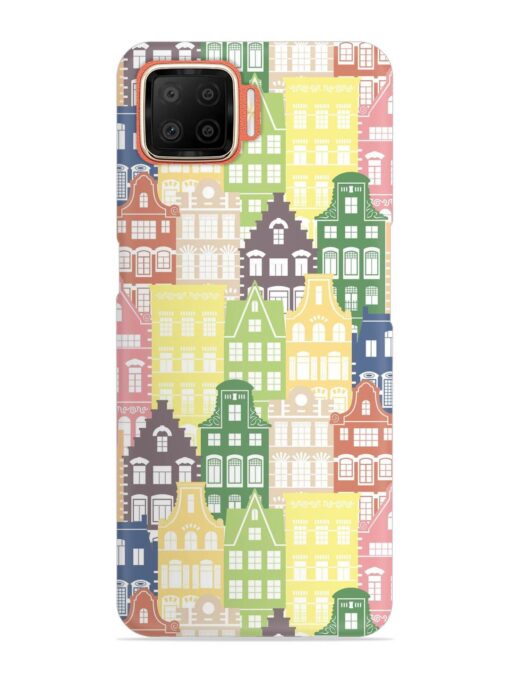 Seamless Shapes Pattern Snap Case for Oppo F17 Zapvi
