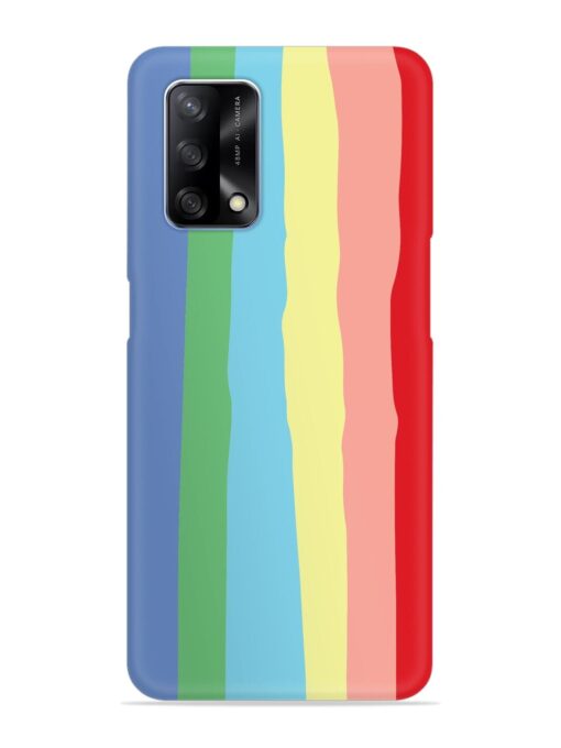 Rainbow Premium Shade Snap Case for Oppo F19 Zapvi