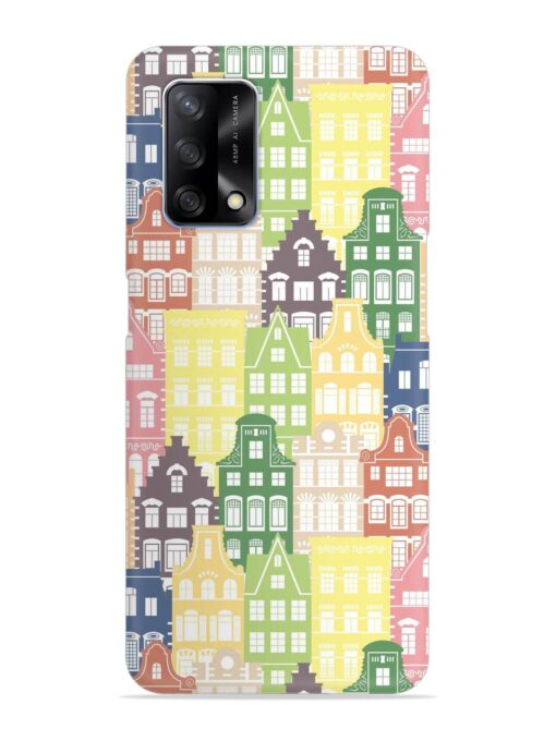 Seamless Shapes Pattern Snap Case for Oppo F19 Zapvi