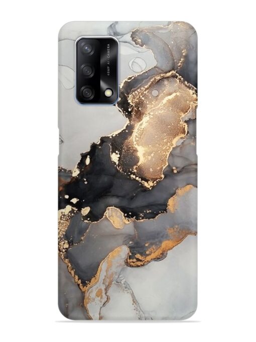 Luxury Abstract Fluid Snap Case for Oppo F19 Zapvi