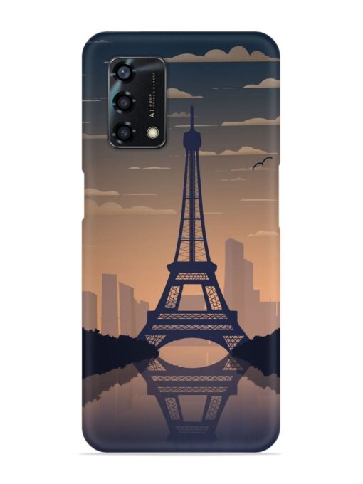 France Paris Eiffel Tower Gradient Snap Case for Oppo F19S Zapvi