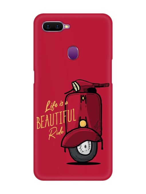 Life Is Beautiful Rides Snap Case for Oppo F9 Zapvi