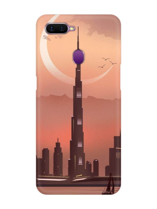 Landmark Burj Khalifa Snap Case for Oppo F9 Zapvi
