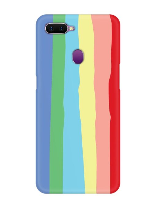 Rainbow Premium Shade Snap Case for Oppo F9 Zapvi