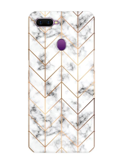 Vector Marble Texture Snap Case for Oppo F9 Zapvi