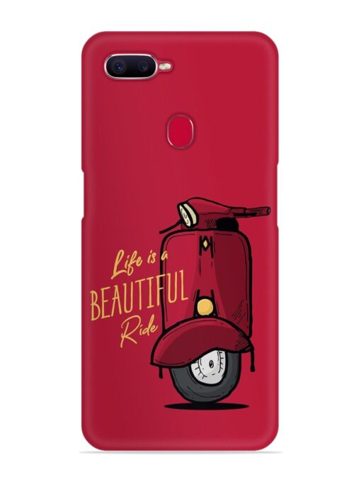 Life Is Beautiful Rides Snap Case for Oppo F9 Pro Zapvi