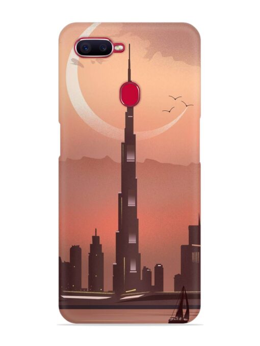 Landmark Burj Khalifa Snap Case for Oppo F9 Pro Zapvi