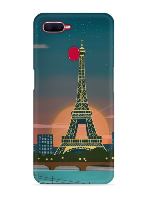 Scenery Architecture France Paris Snap Case for Oppo F9 Pro Zapvi