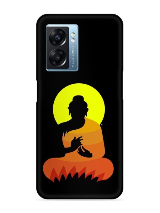 Buddha Art Black Snap Case for Oppo K10 (5G) Zapvi
