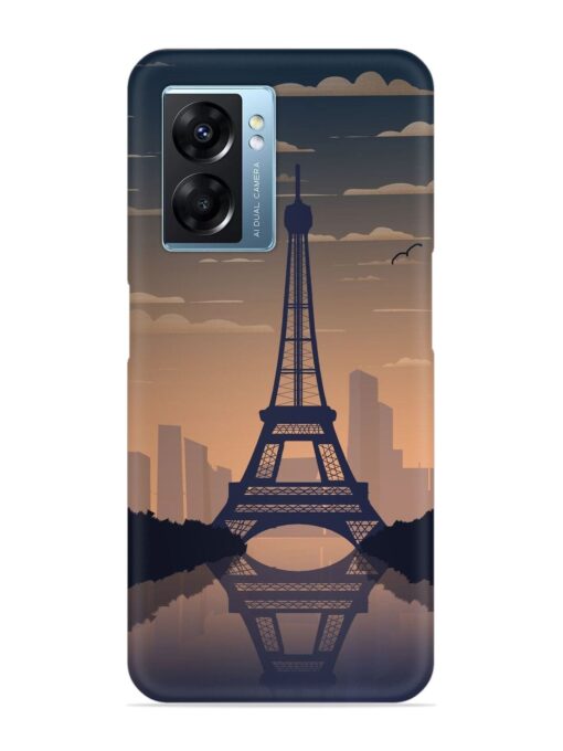France Paris Eiffel Tower Gradient Snap Case for Oppo K10 (5G) Zapvi
