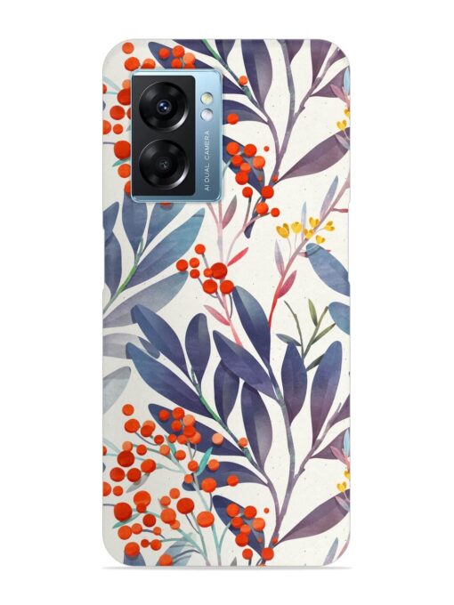 Seamless Floral Pattern Snap Case for Oppo K10 (5G) Zapvi