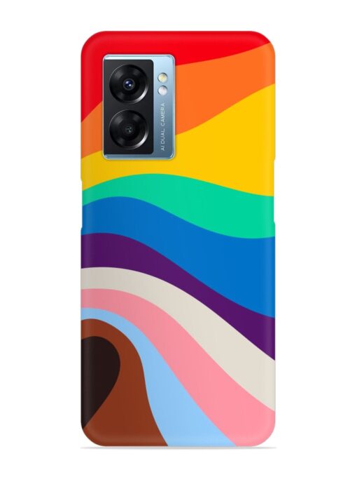 Minimal Pride Art Snap Case for Oppo K10 (5G) Zapvi