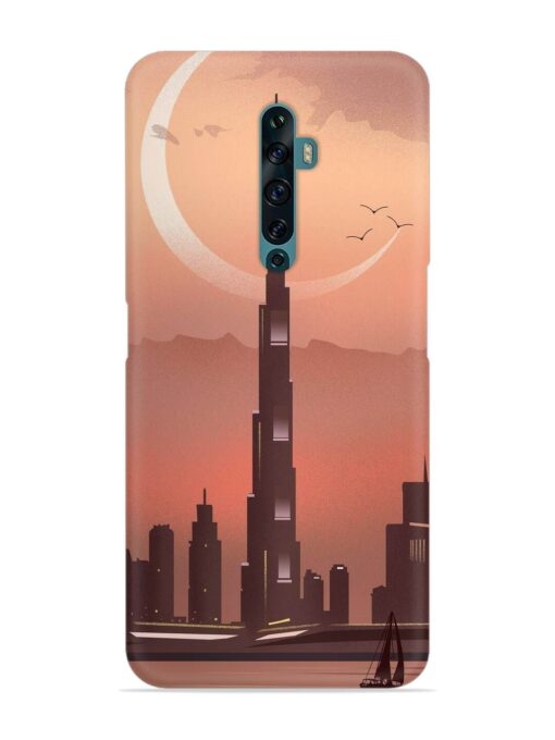 Landmark Burj Khalifa Snap Case for Oppo Reno 2F Zapvi