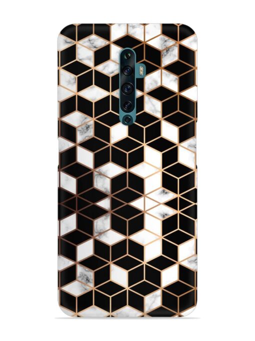 Vector Marble Texture Snap Case for Oppo Reno 2F Zapvi