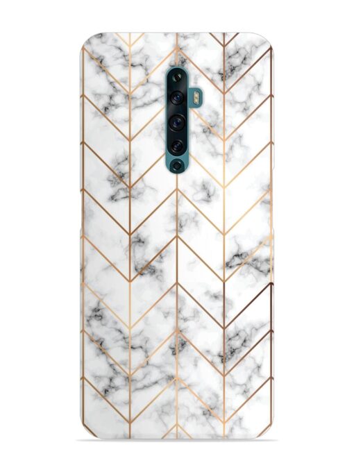 Vector Marble Texture Snap Case for Oppo Reno 2F Zapvi