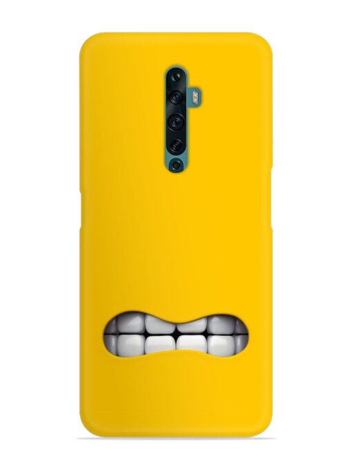 Mouth Character On Snap Case for Oppo Reno 2F Zapvi