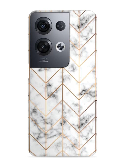 Vector Marble Texture Snap Case for Oppo Reno 8 Pro (5G) Zapvi