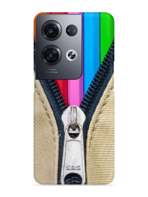 Zip In Color Snap Case for Oppo Reno 8 Pro (5G) Zapvi