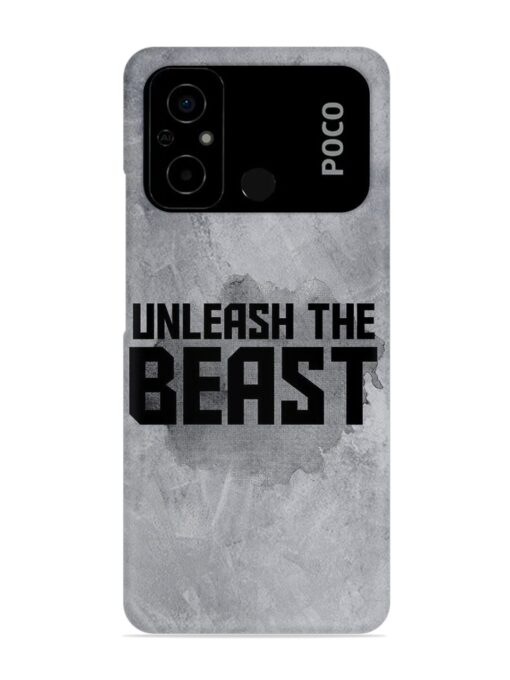 Unleash The Beast Snap Case for Poco C55 Zapvi