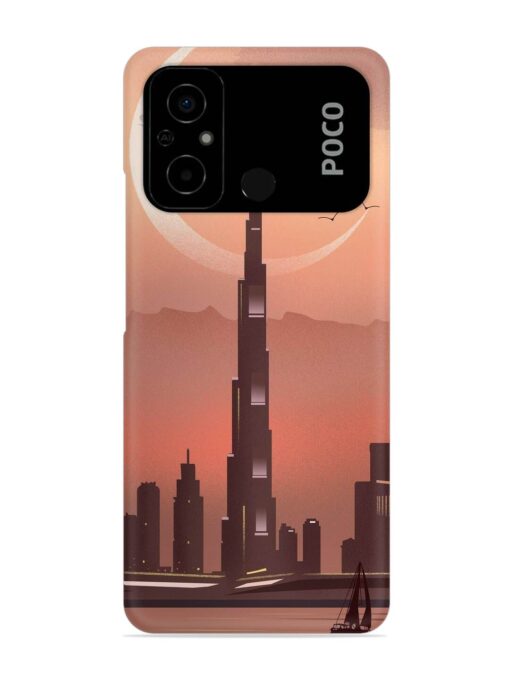Landmark Burj Khalifa Snap Case for Poco C55 Zapvi