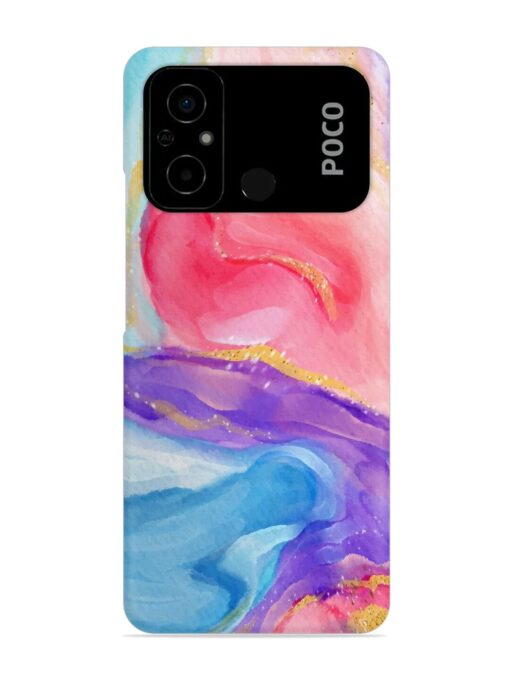 Watercolor Gradient Snap Case for Poco C55 Zapvi