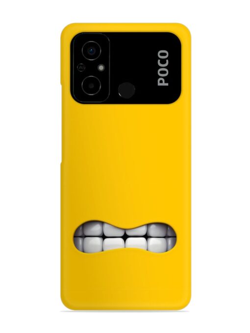 Mouth Character On Snap Case for Poco C55 Zapvi