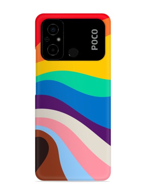 Minimal Pride Art Snap Case for Poco C55 Zapvi
