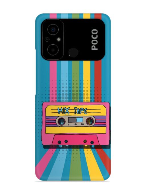 Mix Tape Vactor Snap Case for Poco C55 Zapvi