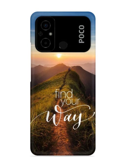 Find Your Way Snap Case for Poco C55 Zapvi