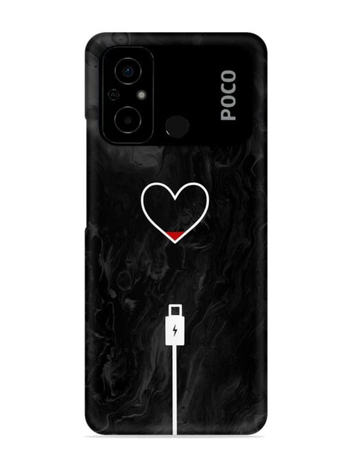 Heart Charging Vector Snap Case for Poco C55 Zapvi