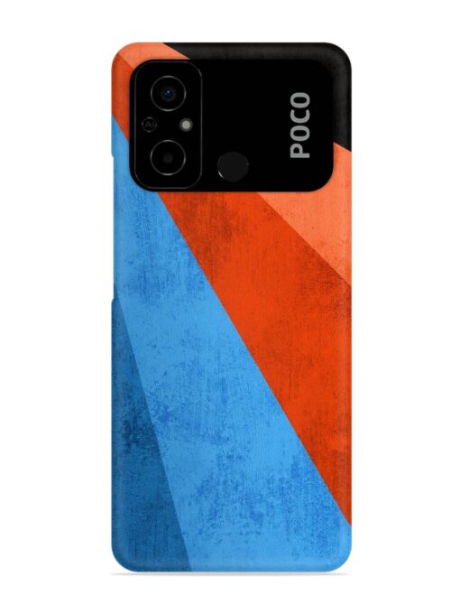 Modern Matte Abstract Snap Case for Poco C55 Zapvi