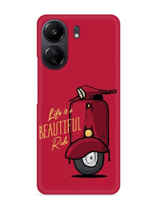 Life Is Beautiful Rides Snap Case for Poco C65 Zapvi