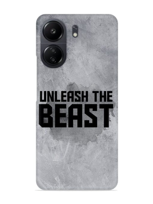 Unleash The Beast Snap Case for Poco C65 Zapvi