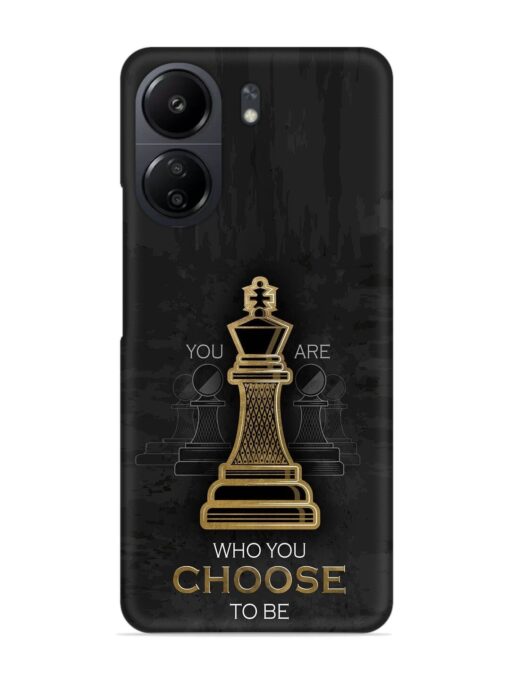 You Are Who Choose To Be Snap Case for Poco C65 Zapvi
