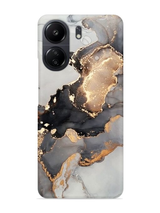Luxury Abstract Fluid Snap Case for Poco C65 Zapvi